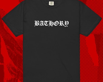 Bathory Logo Shirt | Black Metal Emperor Darkthrone Venom