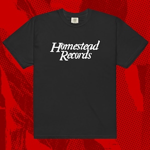 Homestead Records Logo Shirt | Alternative Punk Post Hardcore Sonic Youth Dinosaur Jr