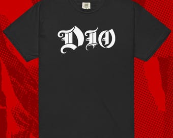 DIO Logo Shirt | Heavy Metal Black Sabbath Rainbow Judas Priest Iron Maiden