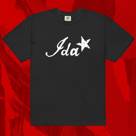 Ida Logo T-shirt | Emo Indie Alt Country Slowcore Red House 