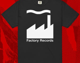 Factory Records T-shirt | Joy Division New Order Post Punk Goth 80-talet