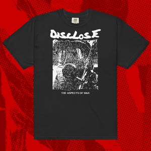 Disclose Aspects of War T-Shirt | Crust D-Beat Discharge Tragedy Punk Hardcore
