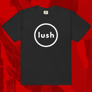 Lush Logo T-Shirt | Shoegaze Slowdive Cocteau Twins Brit Pop Indie Rock