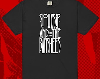 Siouxsie and The Banshees Logo Shirt | Goth New Wave Cure Bauhaus Sisters of Mercy
