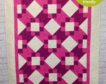 BL115 It’s a compliment EASY quilt pattern 3 sizes Accuquilt friendly, rotary cutting instructions included by Beaquilter