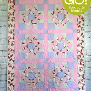 BL186 First Steps Quilt Pattern Accuquilt Friendly rotary cutting always included by beaquilter