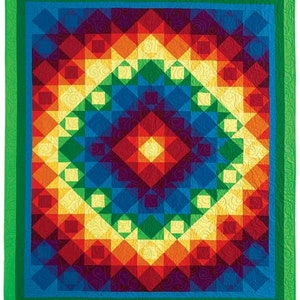 BL123 Genesis 9:16 Rainbow  Quilt pattern by Beaquilter