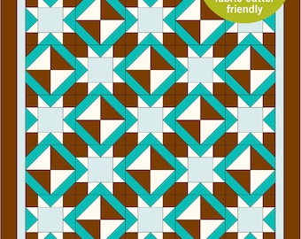 BL164 Maddie Quilt Pattern  PDF modern easy and Accuquilt friendly by Beaquilter