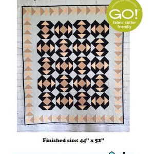 BL195 Scarabs quilt pattern Accuquilt friendly plus yardage for other qube sets! EASY rotary cutting directions included by beaquilter