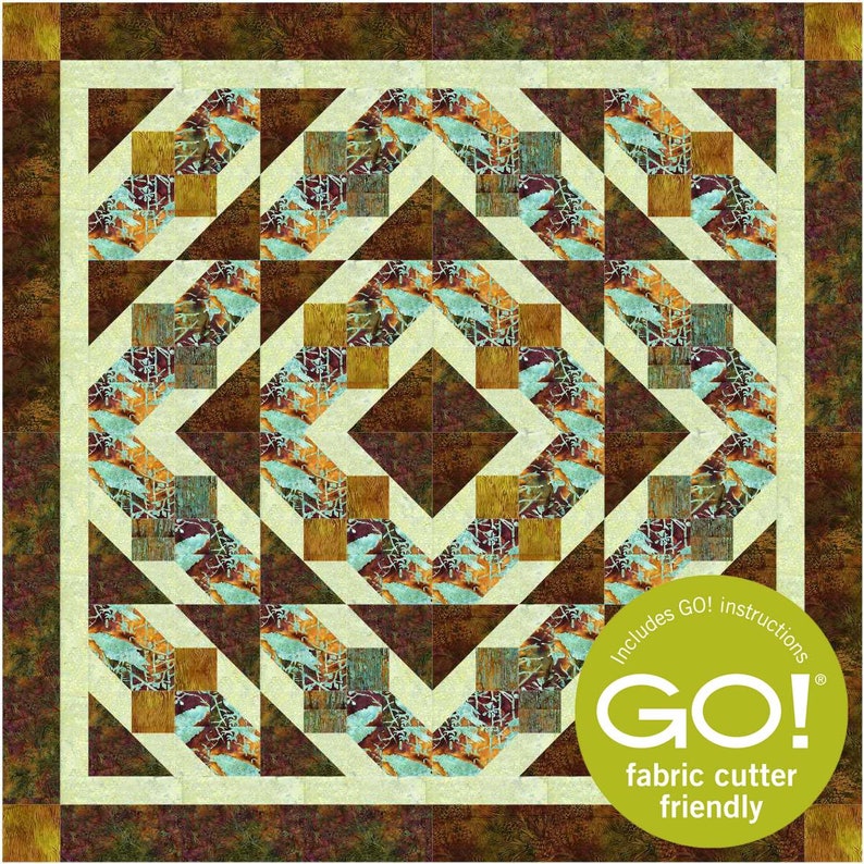 bird watching BL140 Beaquilter Quilt pattern modern wall image 1