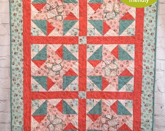 BL167 Meringues  Quilt pattern modern 3 SIZES accuquilt GO friendly PDF by Beaquilter