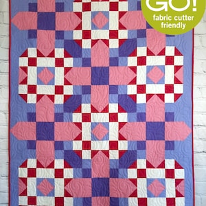 BL182 Popsicle Quilt Pattern Accuquilt friendly, rotary cutting directions included by Beaquilter
