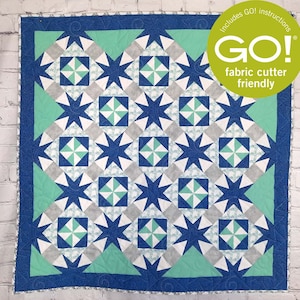 BL178 Blizzard Quilt Pattern 3 sizes and Accuquilt friendly, rotary cutting instructions included by Beaquilter