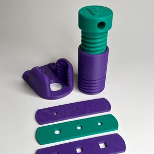 3D Printed Mini Clay Extruder Set: Pottery Tool with Dies