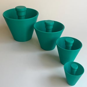 3D Printed Pottery Rim Shaper: Cone for Round Rims, Set of 4