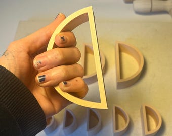 Mug Handle Shape Molds, Template for Handles, 3D Printed Pottery Tool