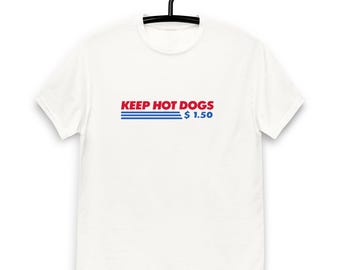 Costco T-Shirt - Funny Costco Shirt - Hot Dog Shirt - 1.50 Hot Dog Tee - Costco Humor Tee - Costco Meme Shirt - Retro Food Shirt