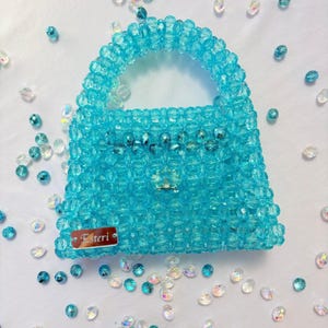 Esteri, Fully Beaded Bag Shoulder Bag, Cross Body Ladies Handbag, Handmade Bag with Pearls, Crossbody Bead Bag, Statement Luxury Purse