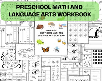 Preschool workbook Printable Worksheets Homeschool Resources Insects Preschool Curriculum Learning Toddler Activities Preschool Math English