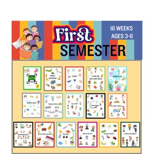 Curriculum kleuterschool Eerste semester Kleuterschool Printables homeschool voorschoolse educatieve activiteiten curriculum voor peuters Curriculum dagopvang