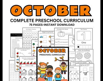 Preschool Curriculum Preschool Busy Book Kindergarten Worksheets Fall Preschool Printables Fall Montessori Activities, Homeschool Curriculum