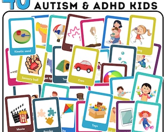 Daily choice cards Autism Visual Aid ABA Therapy ADHD Choice Cards Sensory Behavior Support Strategies Choice Cards Picture Communication