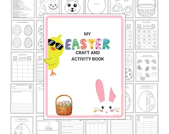 Druckbare Osteraktivitäten für Kinder - Vorschularbeitsblätter - Osterausdrucke - Frühlingsaktivitäten - Homeschool-Lernpaket