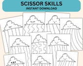 Scissor Skills Cutting Practice Preschool Worksheets Preschool Printables Scissor Skills Printable Scissor Practice Homeschool
