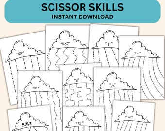 Schaarvaardigheden Knipoefening Werkbladen Kleuterschool Printables Kleuterschool Schaarvaardigheden Afdrukbare Schaaroefeningen Thuisonderwijs