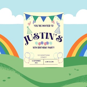 BIRTHDAY INVITATION