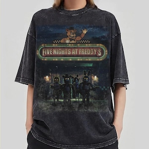 Comfort Colors® Vintage Five Nights At Freddy&#39;s Halloween 2025 T-Shirt, FNAF2 T-Shirt, Gift For Women and Man Tee, Halloween Gamer PSD352