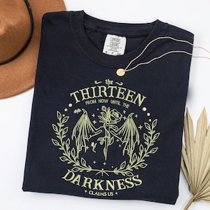 Throne of Glass Comfort Colors Shirt: Retro Bookish Reader Tee