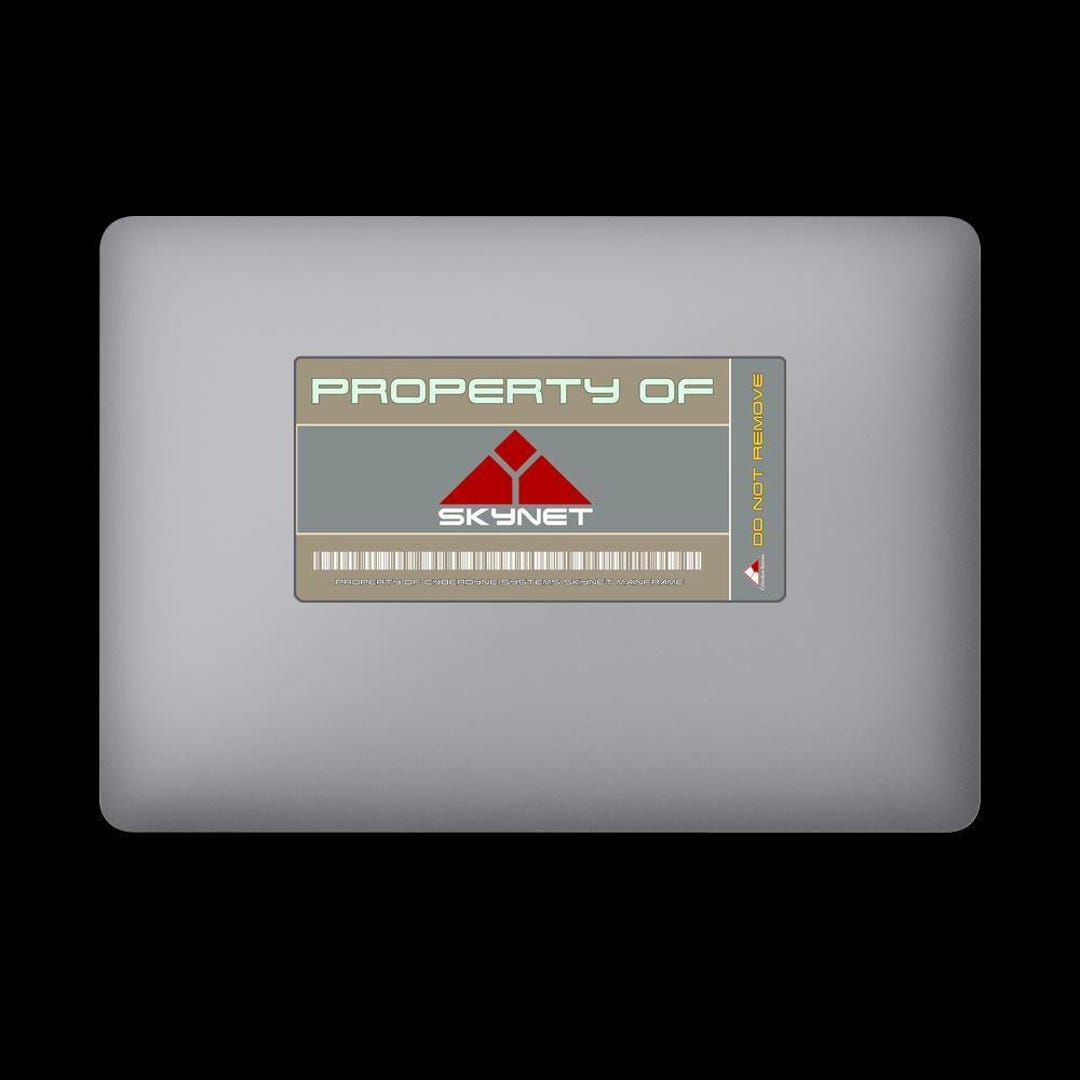 Skynet Sticker Lock Down Your Tech With the Skynet Unauthorized Access Sticker ...