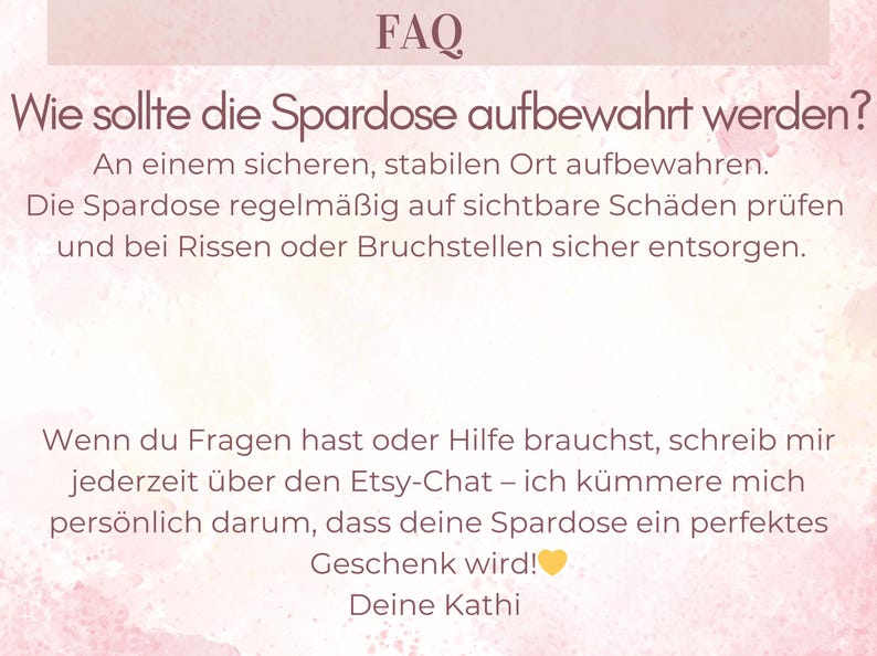 Personalisierte Kinder Spardose mit Namen–Geldgeschenk zur Taufe, Geburt & Geburtstag, Kommunion, Taufgeschenk, Geschenk für Baby und Kinder image 12