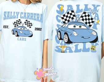 Two-sided Disney Cars Shirt, Lightning McQueen Mater Sally Doc Hudson Cars Family Matching, Cars Birthday Boy/Girl, Cars Land Family Trip