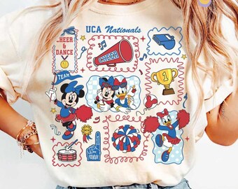 Coquette Bow Minnie Daisy UCA All Star Nationals Disney Cheer Team Shirt, Cheerleader Disney Girl Trip, Cheerleading and Dance Championship