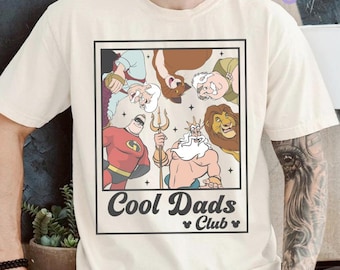 Disney Dad Shirt, Disney Princess Dad, Happy Father's Day, Gift for Dad, The Lion King Simba Mufasa Mermaid Dad King Triton, Best Dad Ever