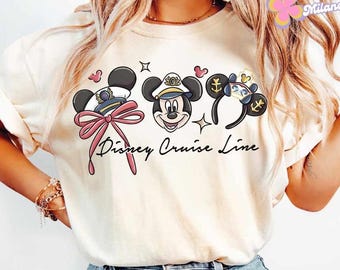 Coquette Bow Disney Cruise Shirt, Mickey Minnie My 1st Cruise, Disney Cruise Line Family Cruise Trip, Disney Wish Dream Magic Wonder Fantasy