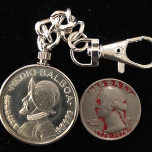 Panama (1966) Medio Balboa Silver