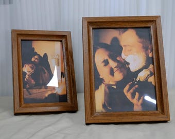 Vintage Wooden Picture Frame - Etsy