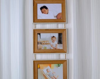 Rustic Wood Photo Frame Collage: 6x4 Hanging Display