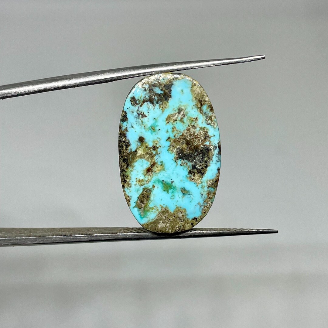 19 Carat AA Turquoise Oval Cabochon Gemstones Size 13.50x21 Jewellery ...