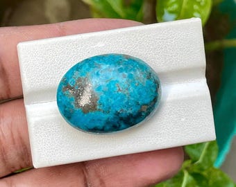 36 Carat Natural Turquoise Oval Cabochon Gemstones Size 21x27 For Jewellery Making