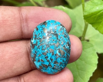 52 Carat Turquoise Cabochon Gemstones 100% Natural For Jewellery Making