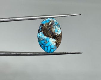 6 Carat Turquoise Cabochon Gemstones Size 11x16 For Jewellery Making