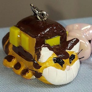 Catbus figure Studio Ghibli Anime Inspired My Neighbor Totoro Nekobus Phone Charm Keychain