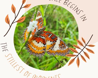 Ensemble de cartes postales numériques inspirées de la nature - 5 cartes d'art imprimables d'animaux et d'extérieur - Téléchargement instantané - Idée cadeau respectueuse de l'environnement