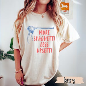 Spaghetti Shirt, lustiges Essen Shirt, Foodie T-Shirt, Essen Humor T-Shirt, Dummes Sprichwort Shirt, Retro Grafik T-Shirt, Vintage ästhetisches T-Shirt