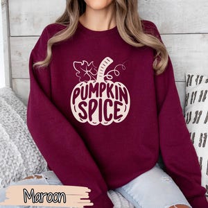 Pumpkin Spice Shirt, Fall Aesthetic Tee, Unisex Autumn Sweatshirt, Cute Pumpkin Shirt, Cozy Fall Shirt, Thanksgiving Outfit