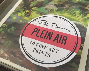 Plein Air Print Set | 10 5x7 Art Prints | Landscape Painting | Flimflammery